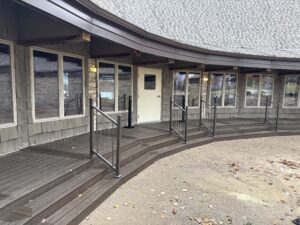 Lake Summerset Front Deck   Completed   Photo by Oak Leaf   11 13 2024 | Oak Leaf Construction  Electrical