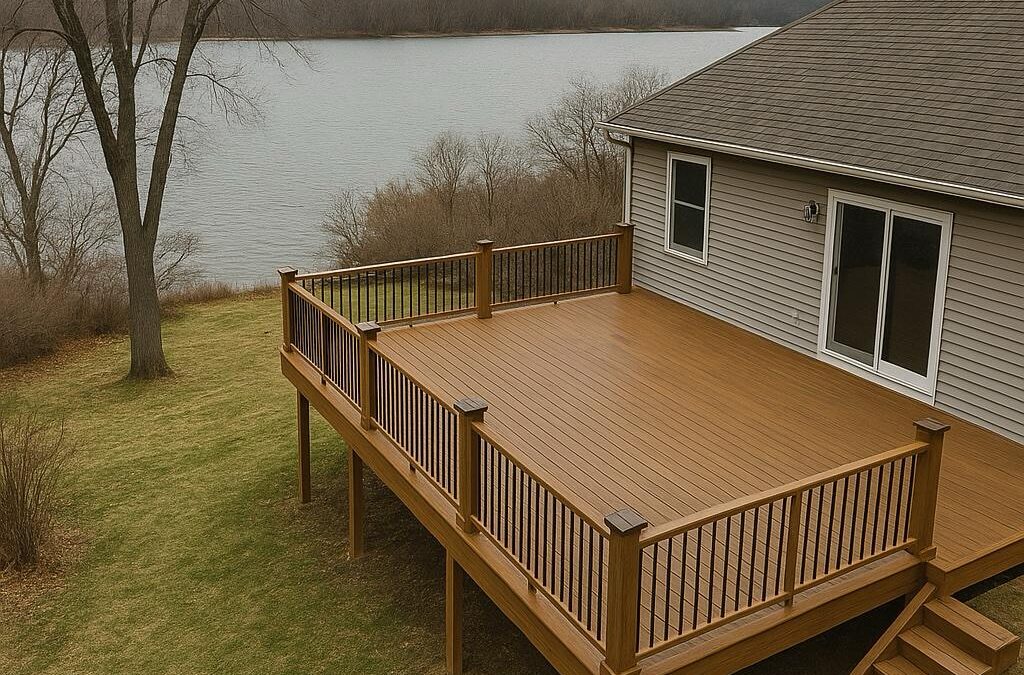 Lakefront Deck Construction in Northwest Illinois