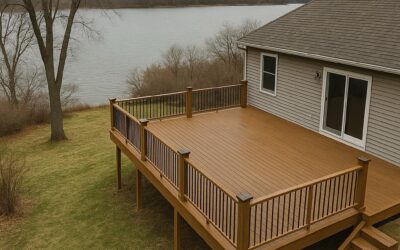 Lakefront Deck Construction in Northwest Illinois
