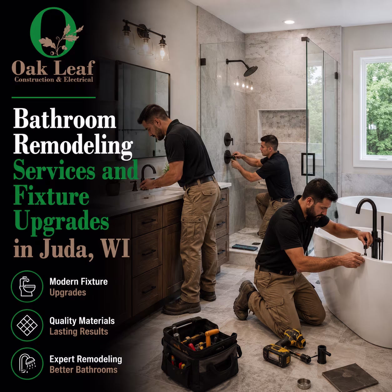 Bathroom Remodeling Services and Fixture Upgrades in Juda, WI