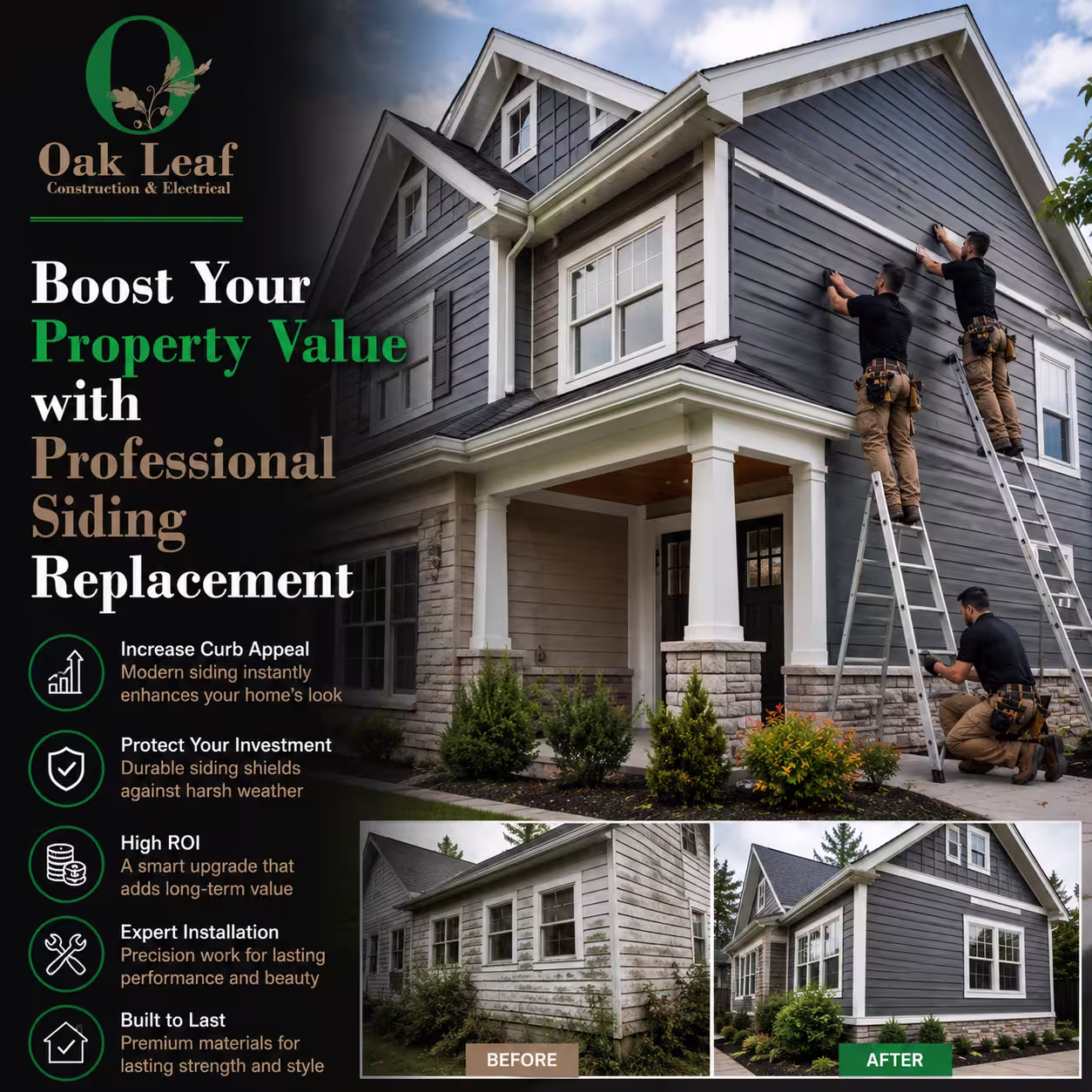 Boost Your Property Value with Professional Siding Replacement