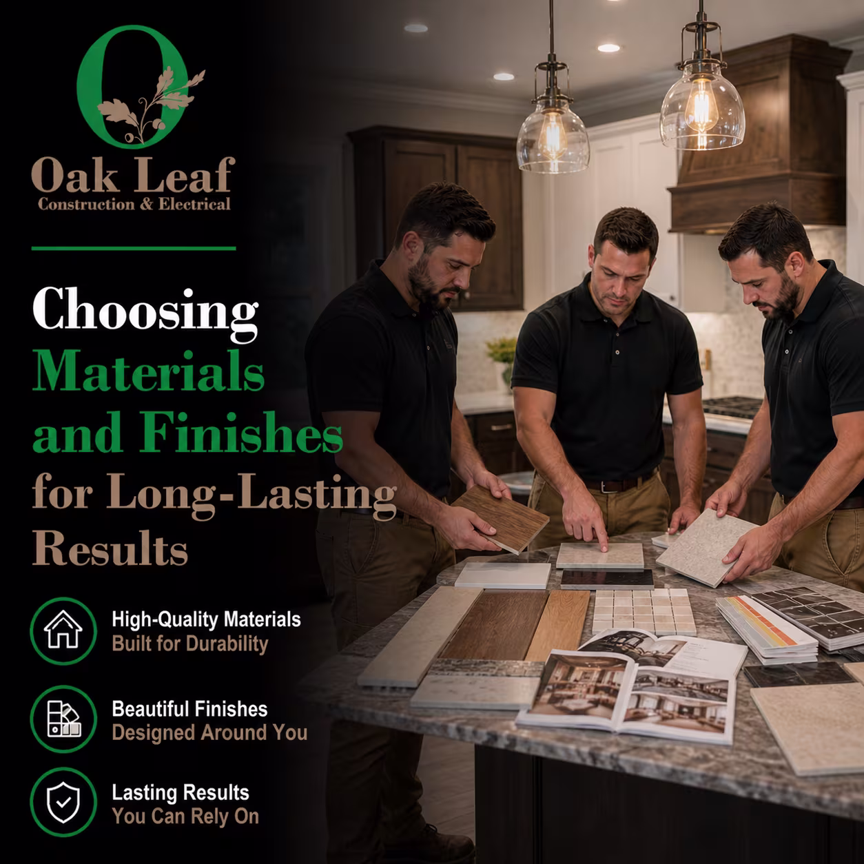 Choosing Materials and Finishes for Long-Lasting Results with quality focus
