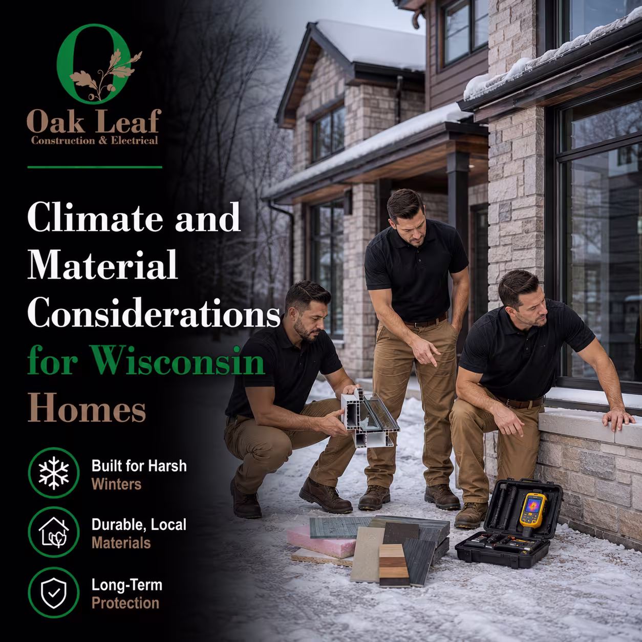 Climate and Material Considerations for Wisconsin Homes for seasonal protection