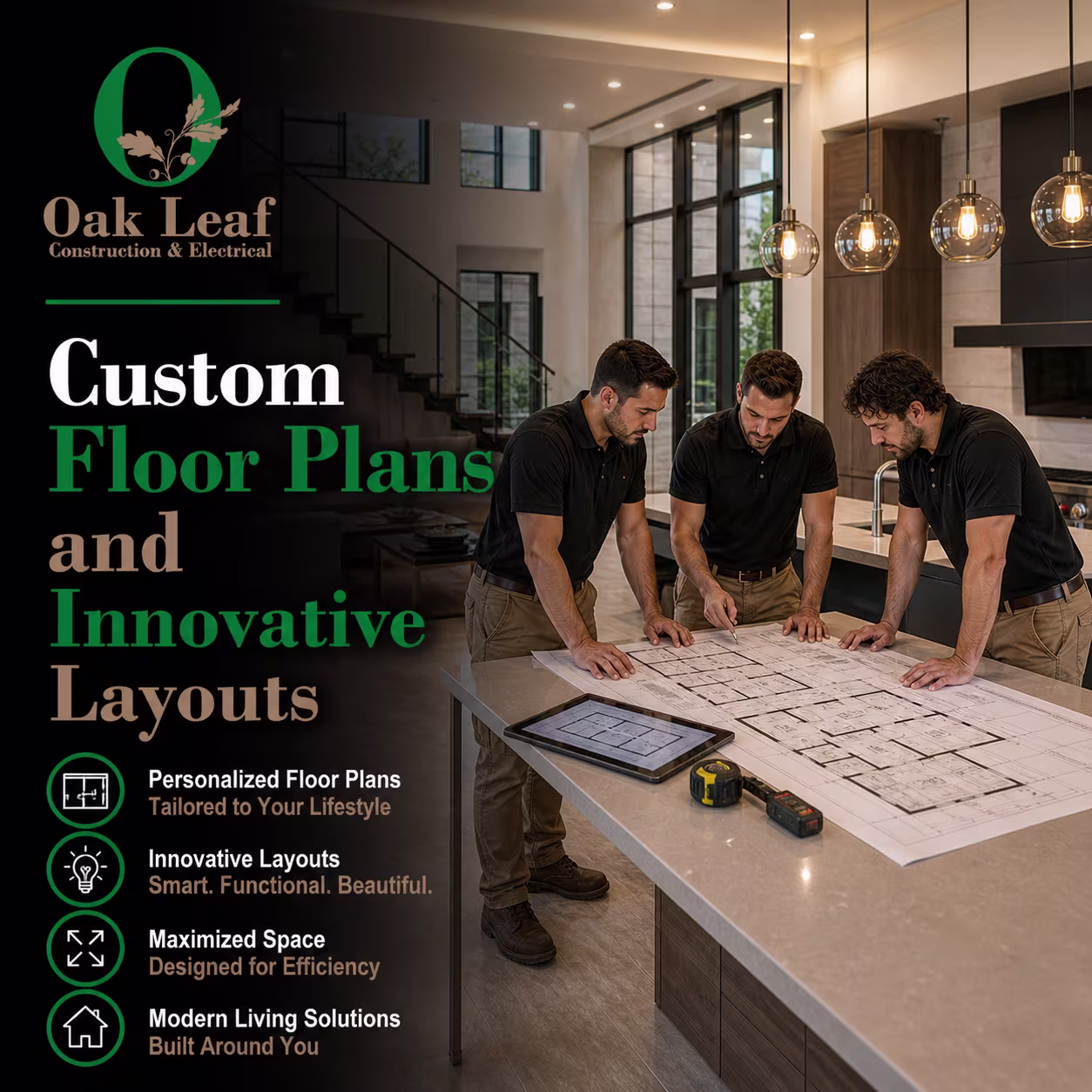 Custom Floor Plans and Innovative Layouts for personalized living