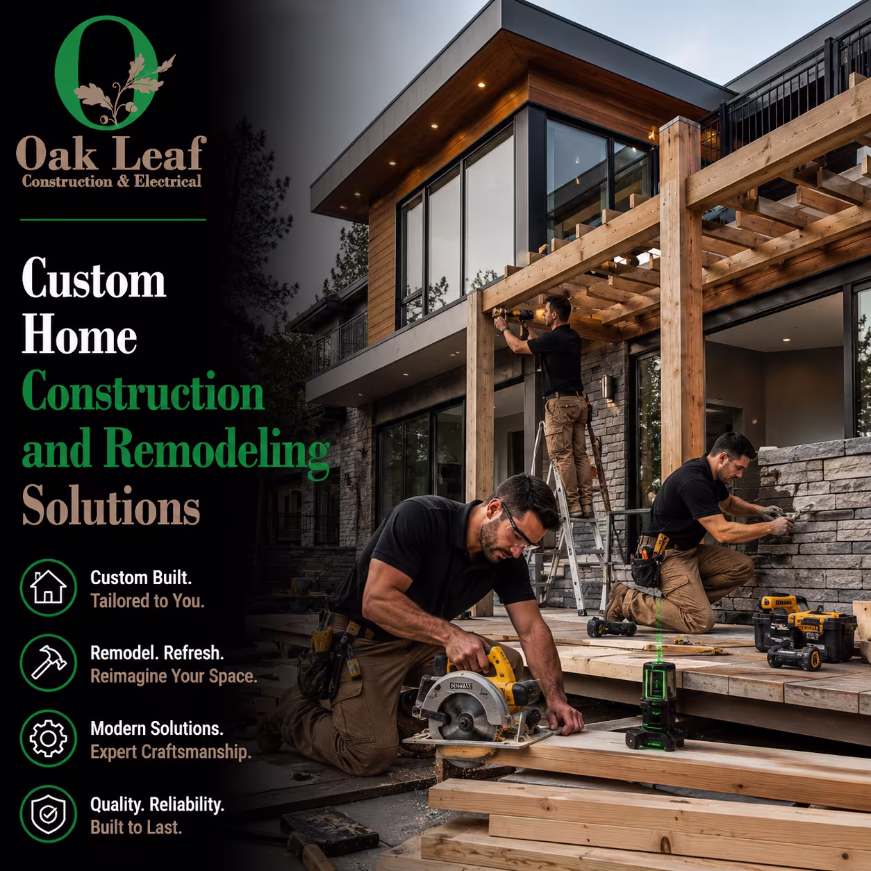 Custom Home Construction and Remodeling Solutions