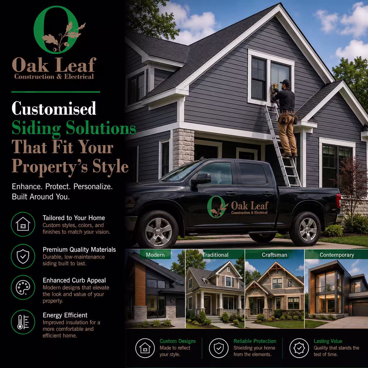 Customised Siding Solutions That Fit Your Property’s Style with Quality Assurance