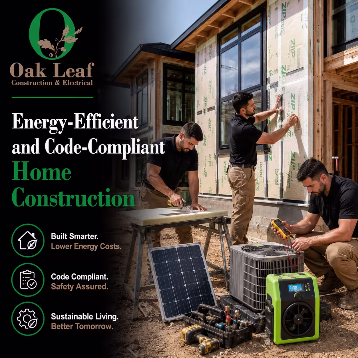 Energy-Efficient and Code-Compliant Home Construction