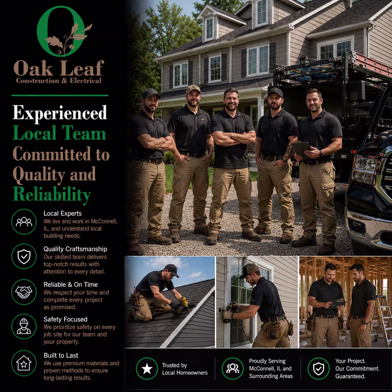 Experienced Local Team Committed to Quality and Reliability with Dependable Service