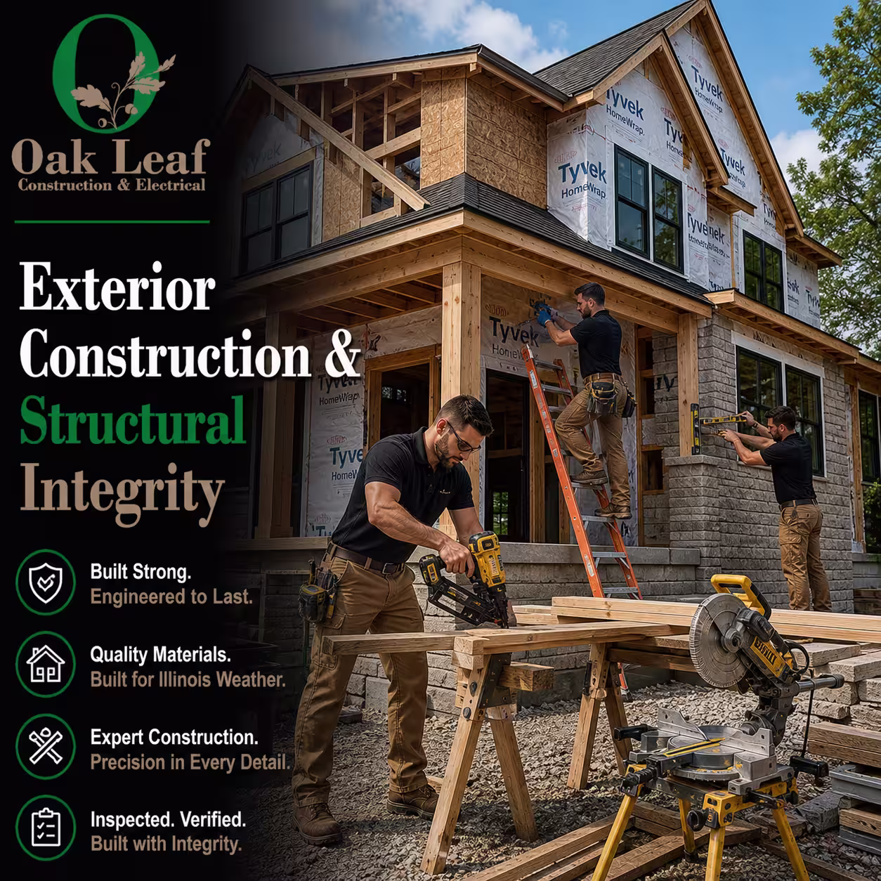 Exterior Construction & Structural Integrity for durable builds