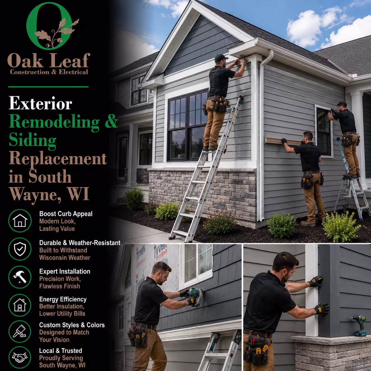 Exterior Remodeling & Siding Replacement in South Wayne, WI