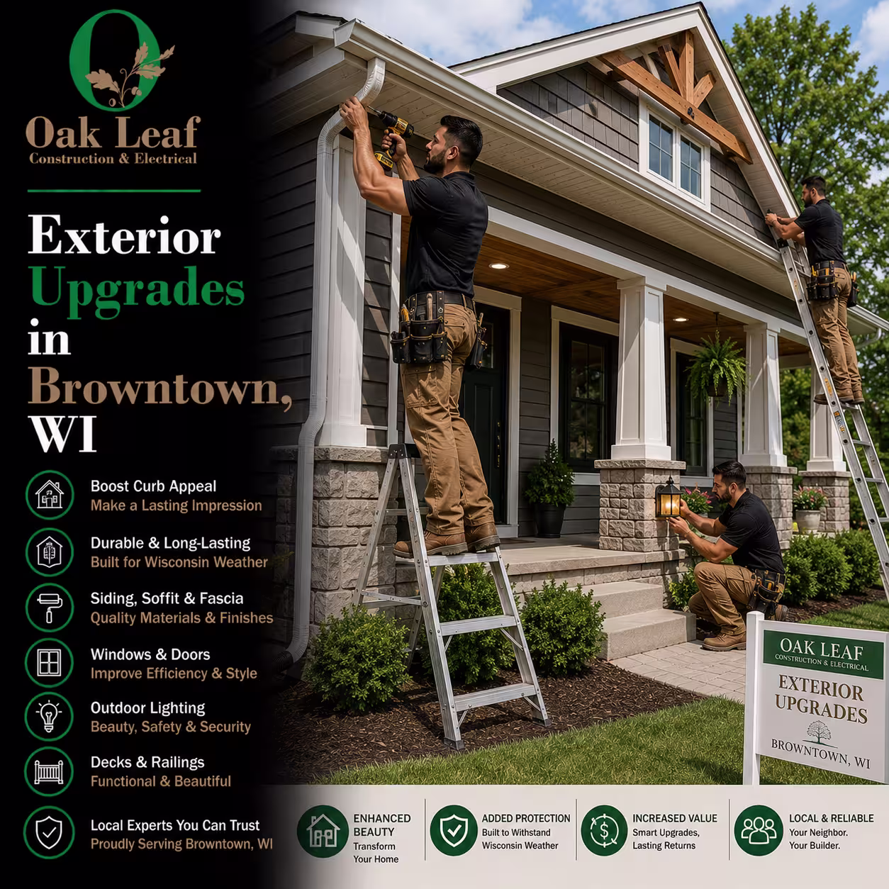 Exterior Upgrades in Browntown, WI