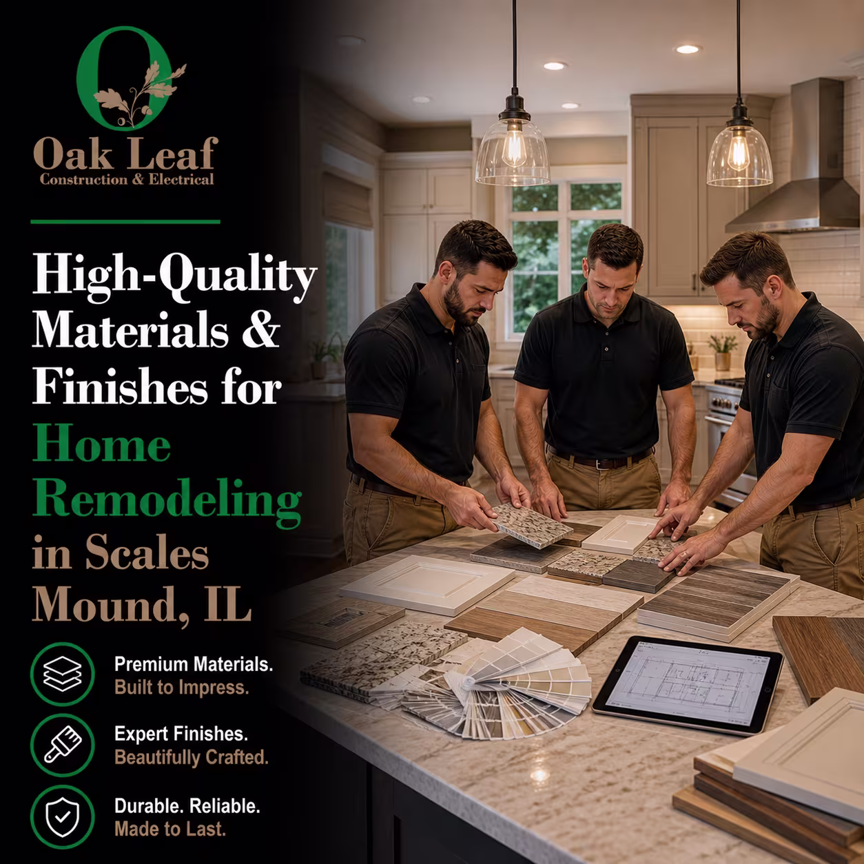 High-Quality Materials & Finishes for Home Remodeling in Scales Mound, IL for lasting performance