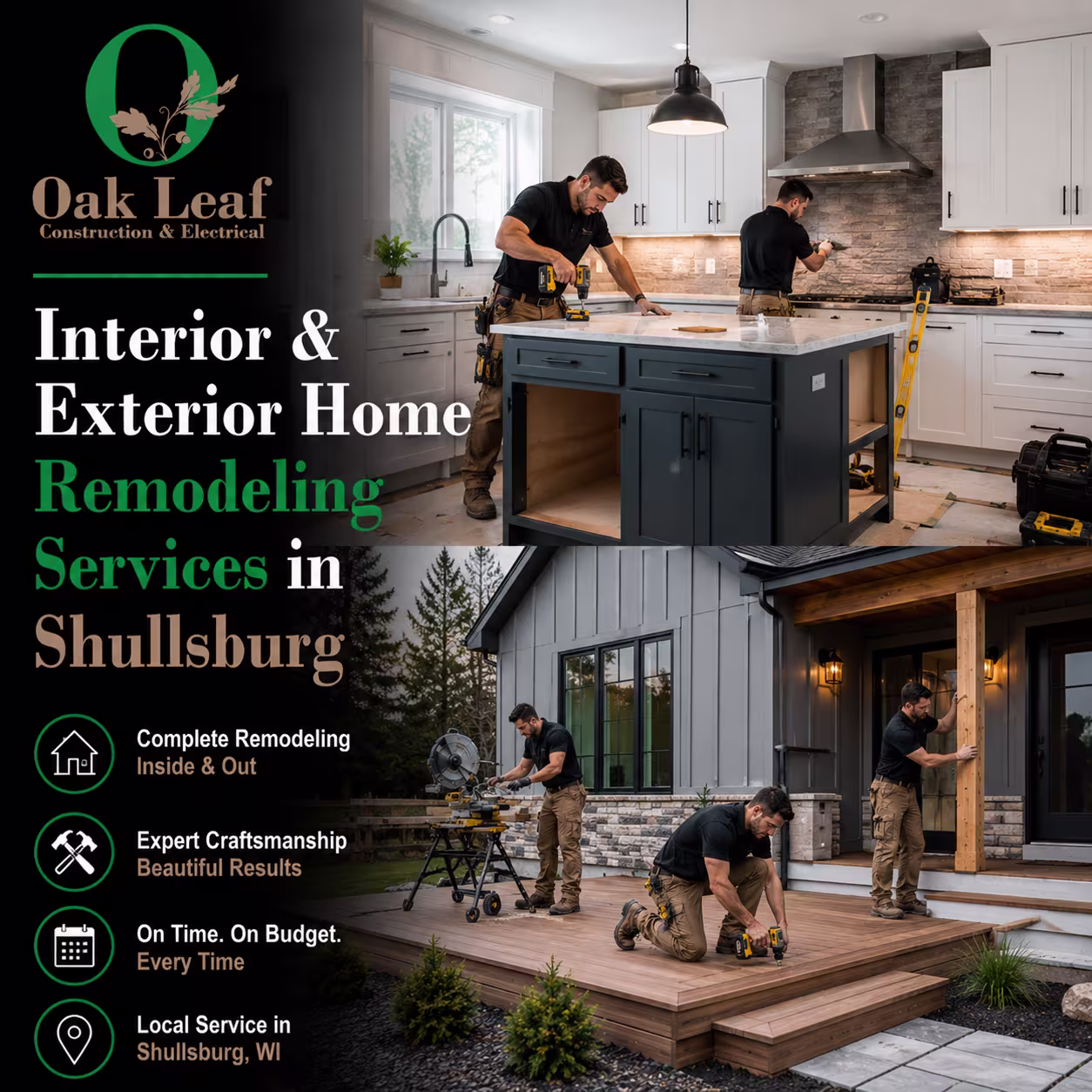 Interior & Exterior Home Remodeling Services in Shullsburg