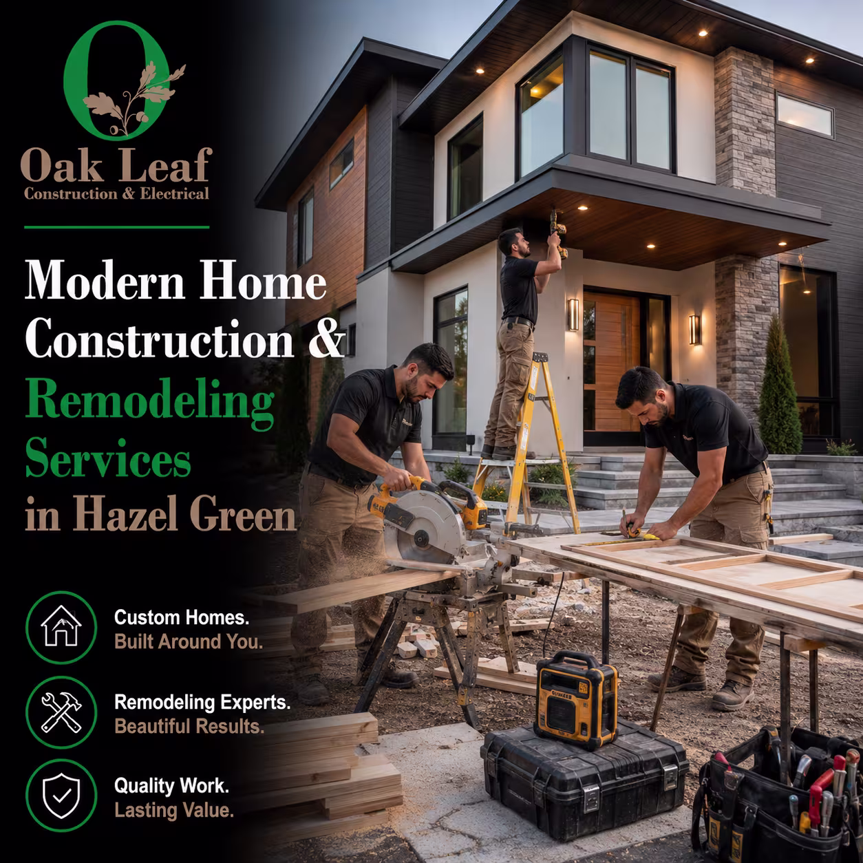Modern Home Construction & Remodeling Services in Hazel Green