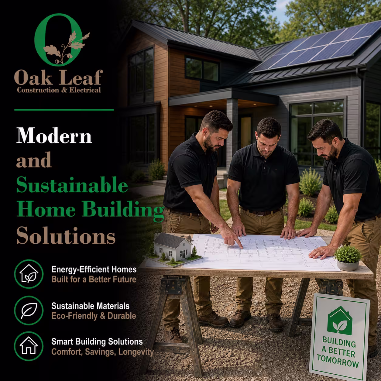Modern and Sustainable Home Building Solutions for smart home construction