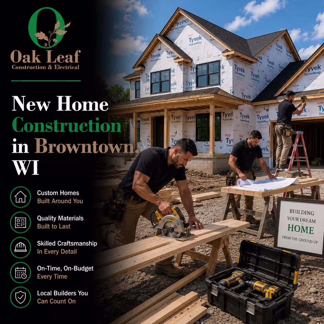 New Home Construction in Browntown, WI