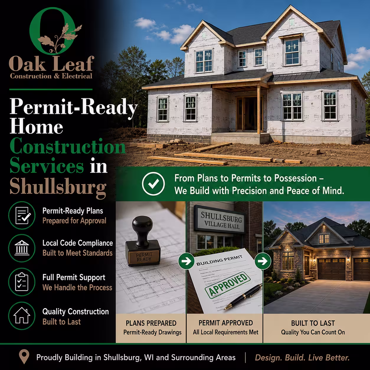 Permit-Ready Home Construction Services in Shullsburg