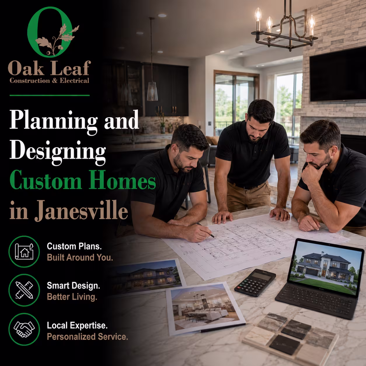 Planning and Designing Custom Homes in Janesville for efficient layouts