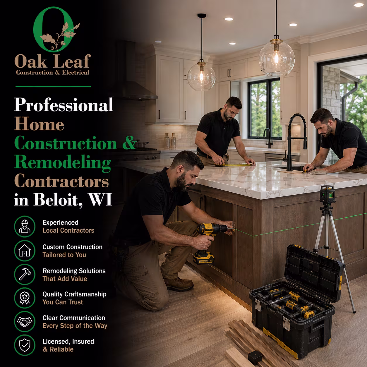 Professional Home Construction & Remodeling Contractors in Beloit, WI