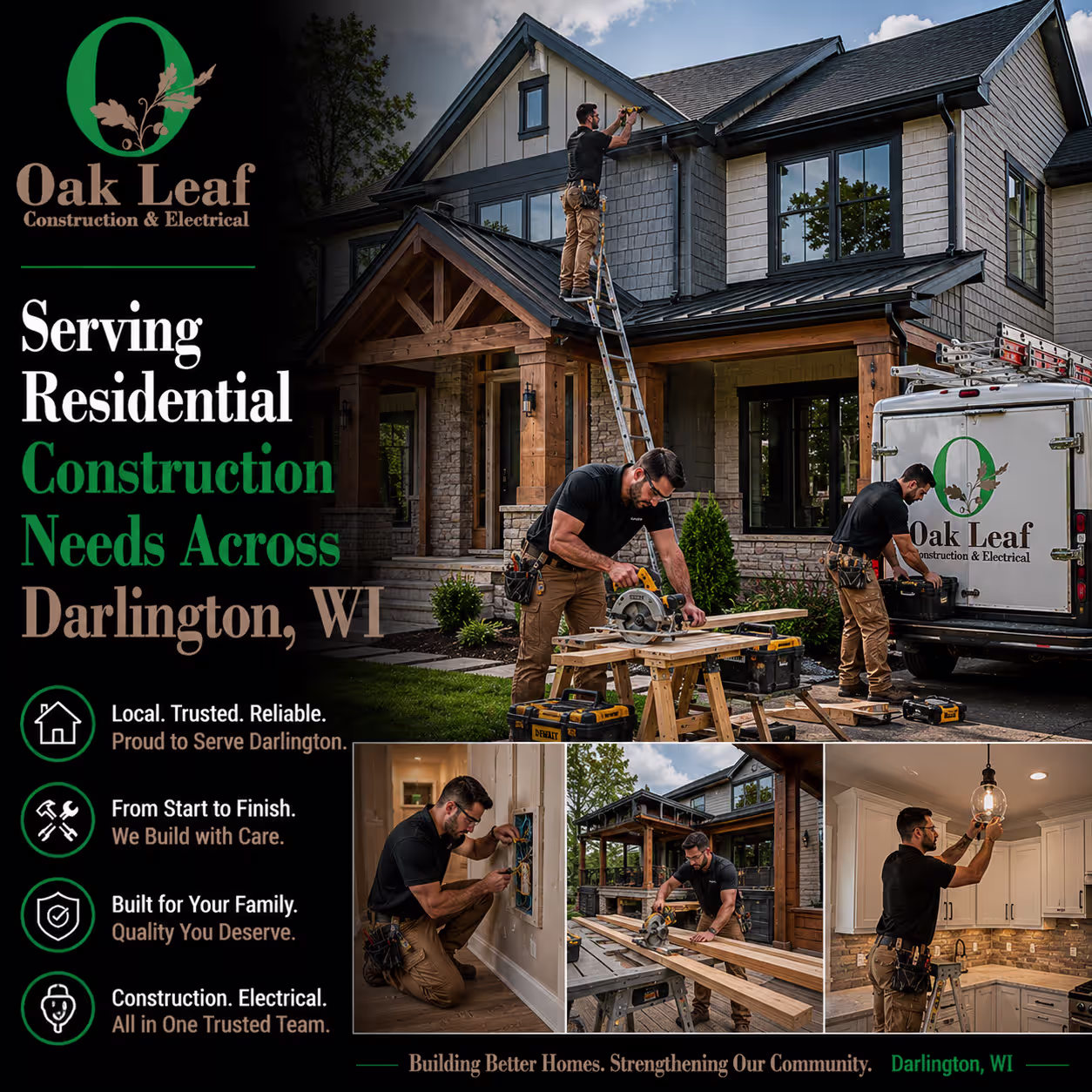 Serving Residential Construction Needs Across Darlington, WI