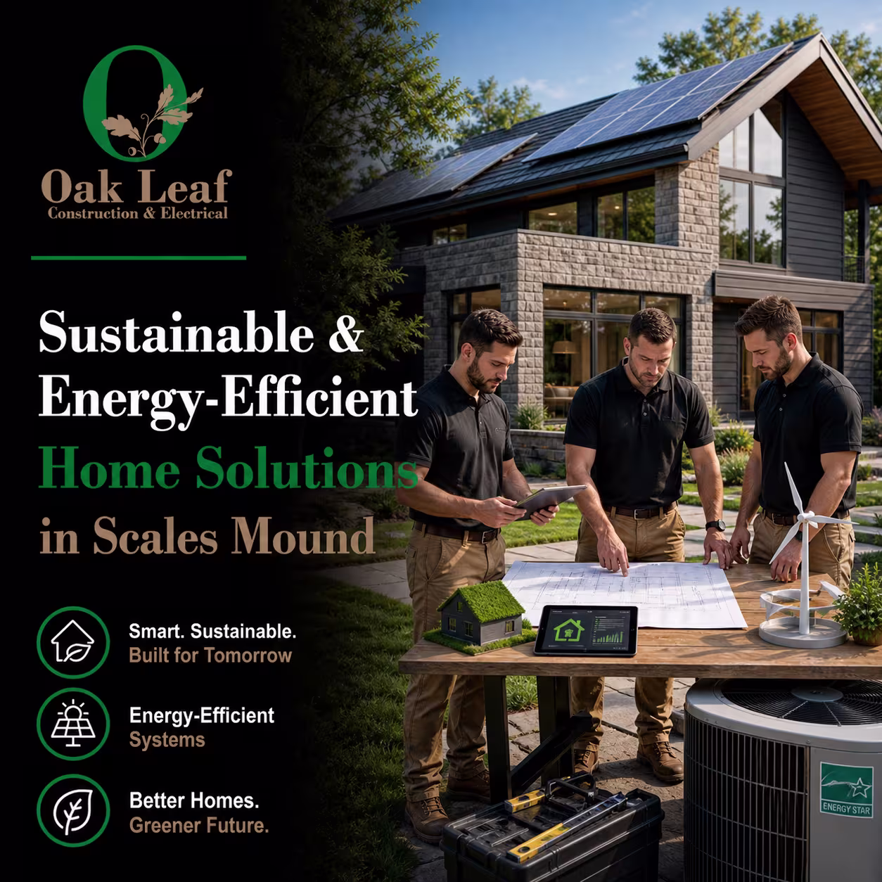 Sustainable & Energy-Efficient Home Solutions in Scales Mound for long-term savings