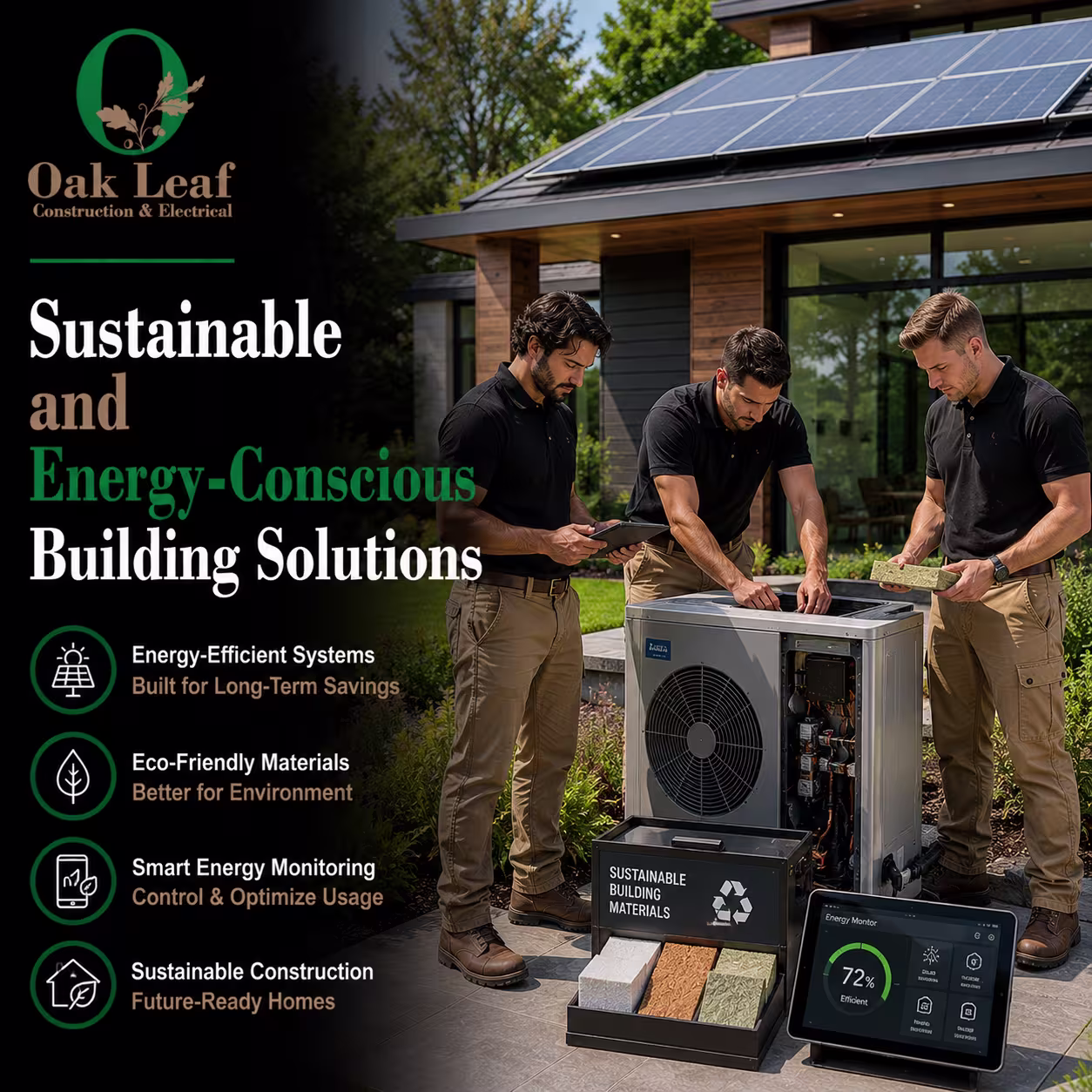 Sustainable and Energy-Conscious Building Solutions with reliable performance