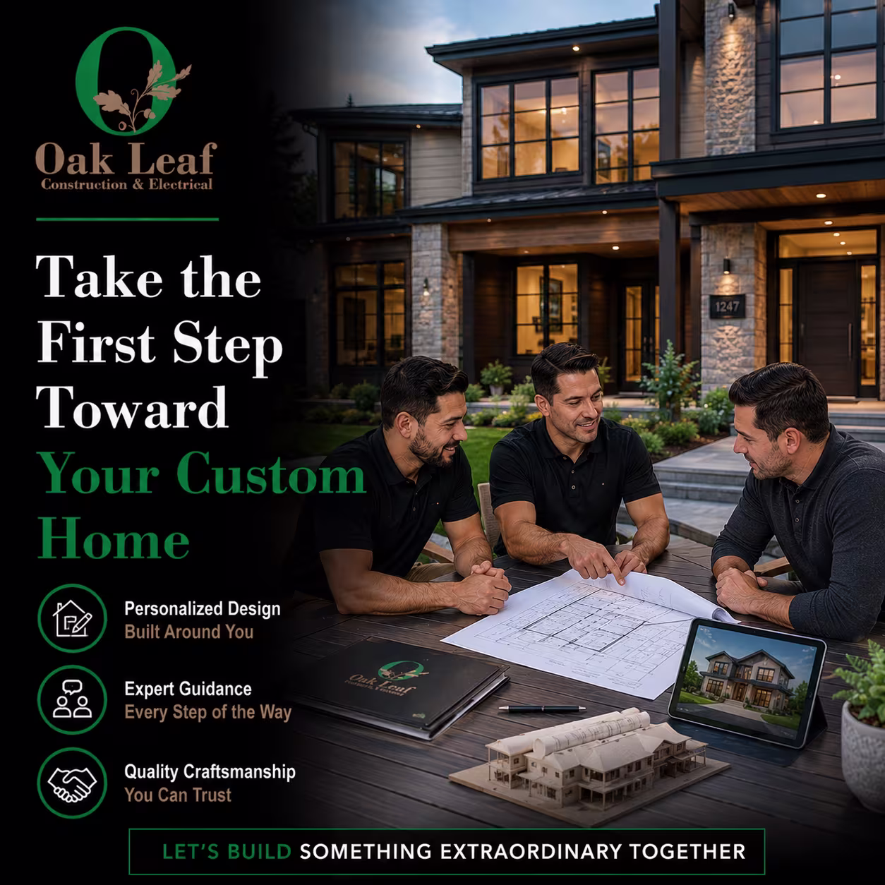 Take the First Step Toward Your Custom Home now