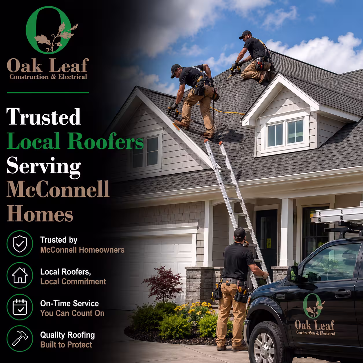 Trusted Local Roofers Serving McConnell Homes with Affordable Services
